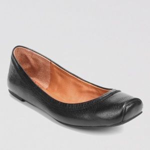 Lucky Brand cushioned leather ballet flats